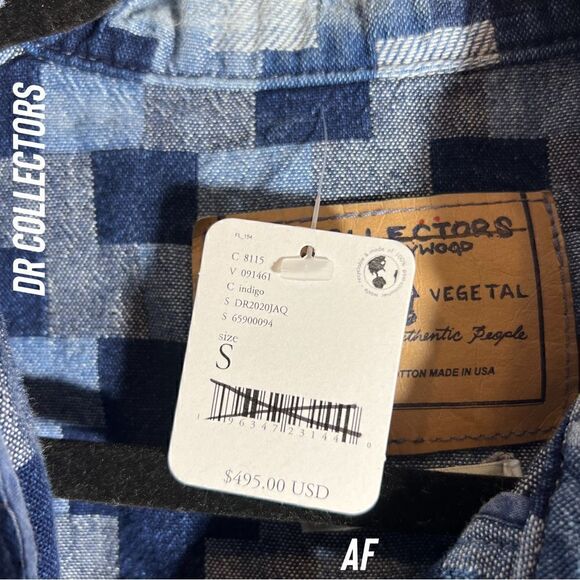 DR COLLECTORS JACQUARD DENIM JACKET NEW NWT S & M - Picture 5 of 10